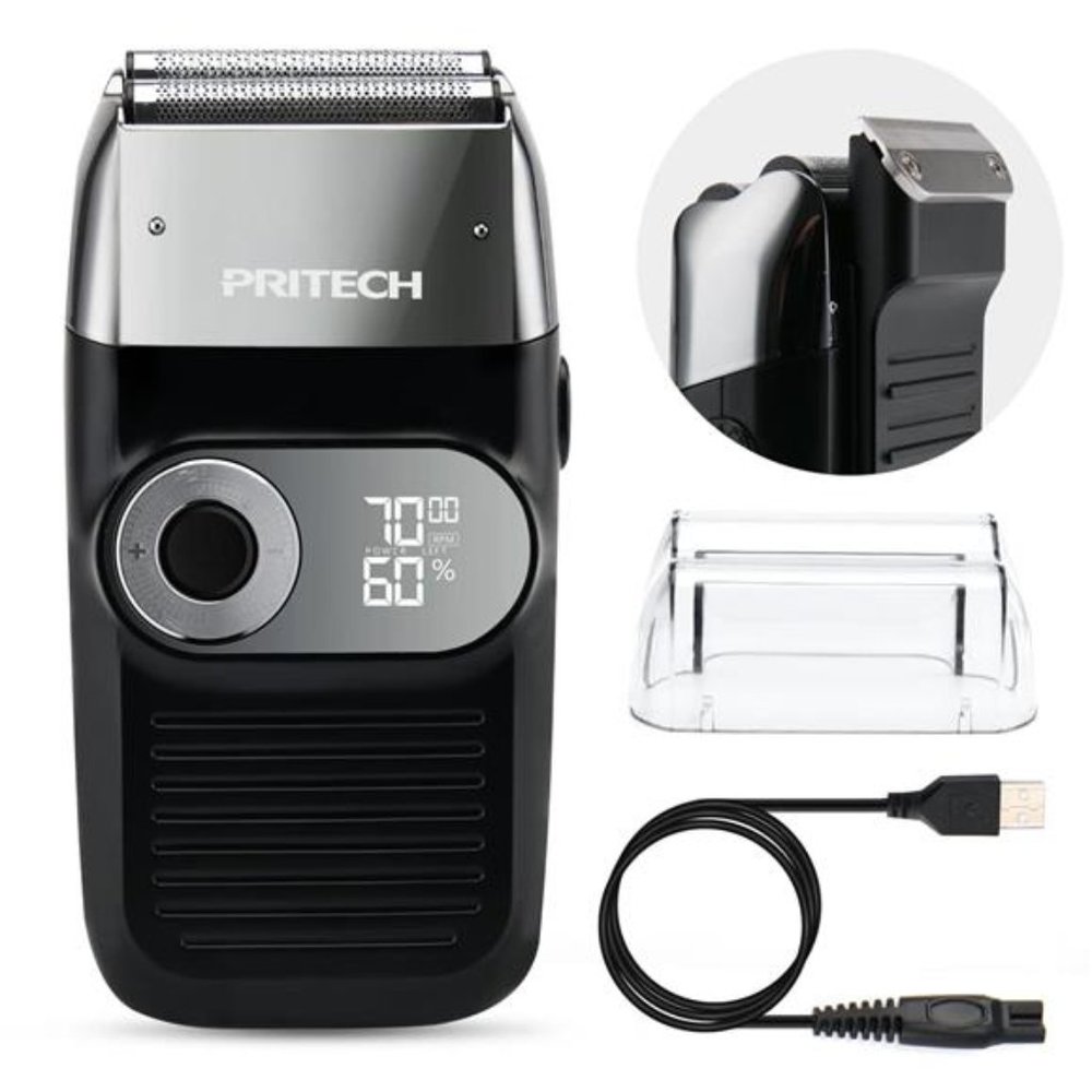 Electric Foil and Bald Shavers 2 in 1 Double Shaver for Men Blade & PopupTrimmer